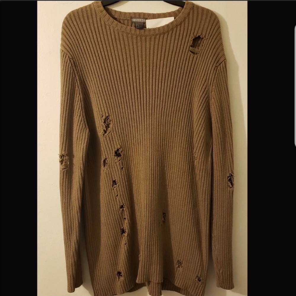 H&M Trashed Knit Sweater